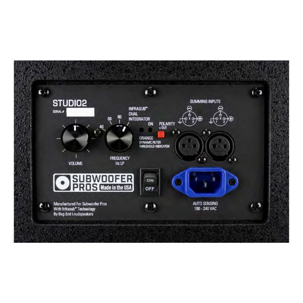 Subwoofer Pros Studio Sub212C Audio Gate International