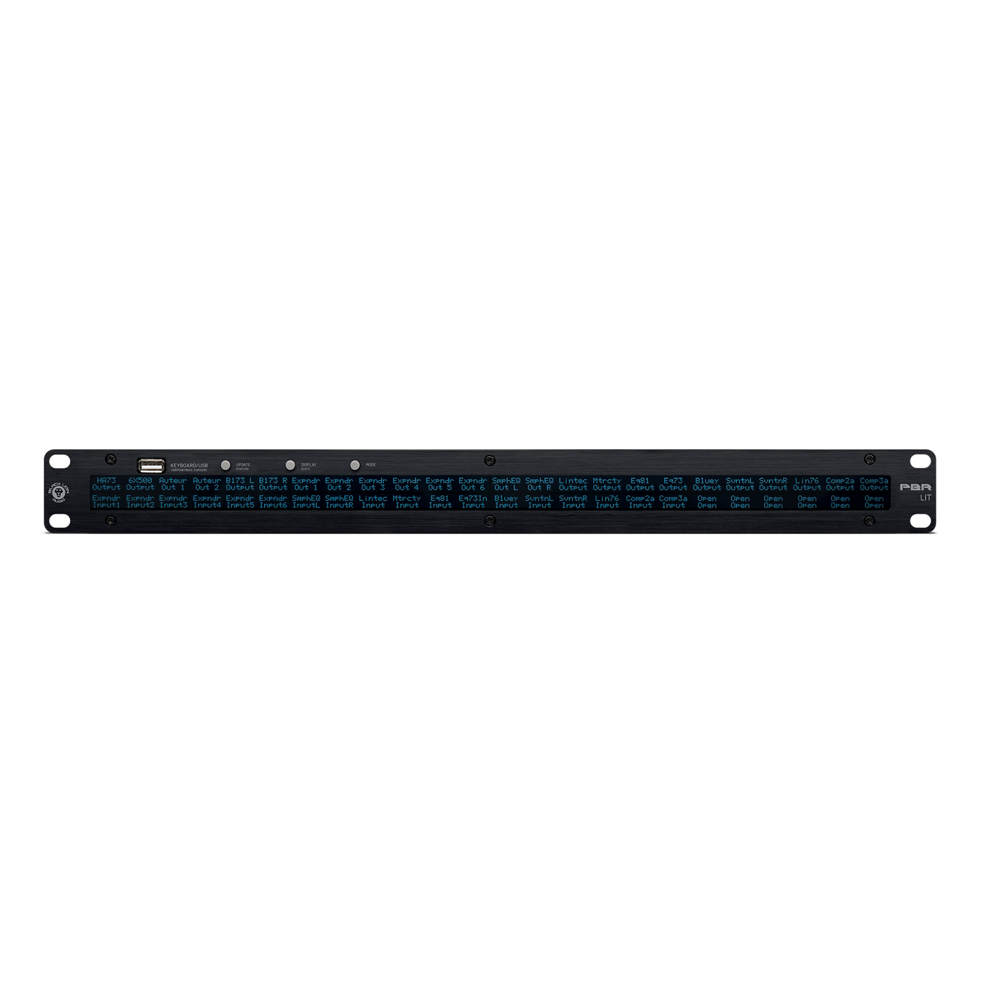Black Lion Audio PBR LIT LED Patchbay Display