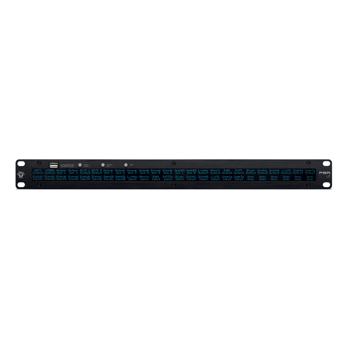 Black Lion Audio PBR LIT LED Patchbay Display