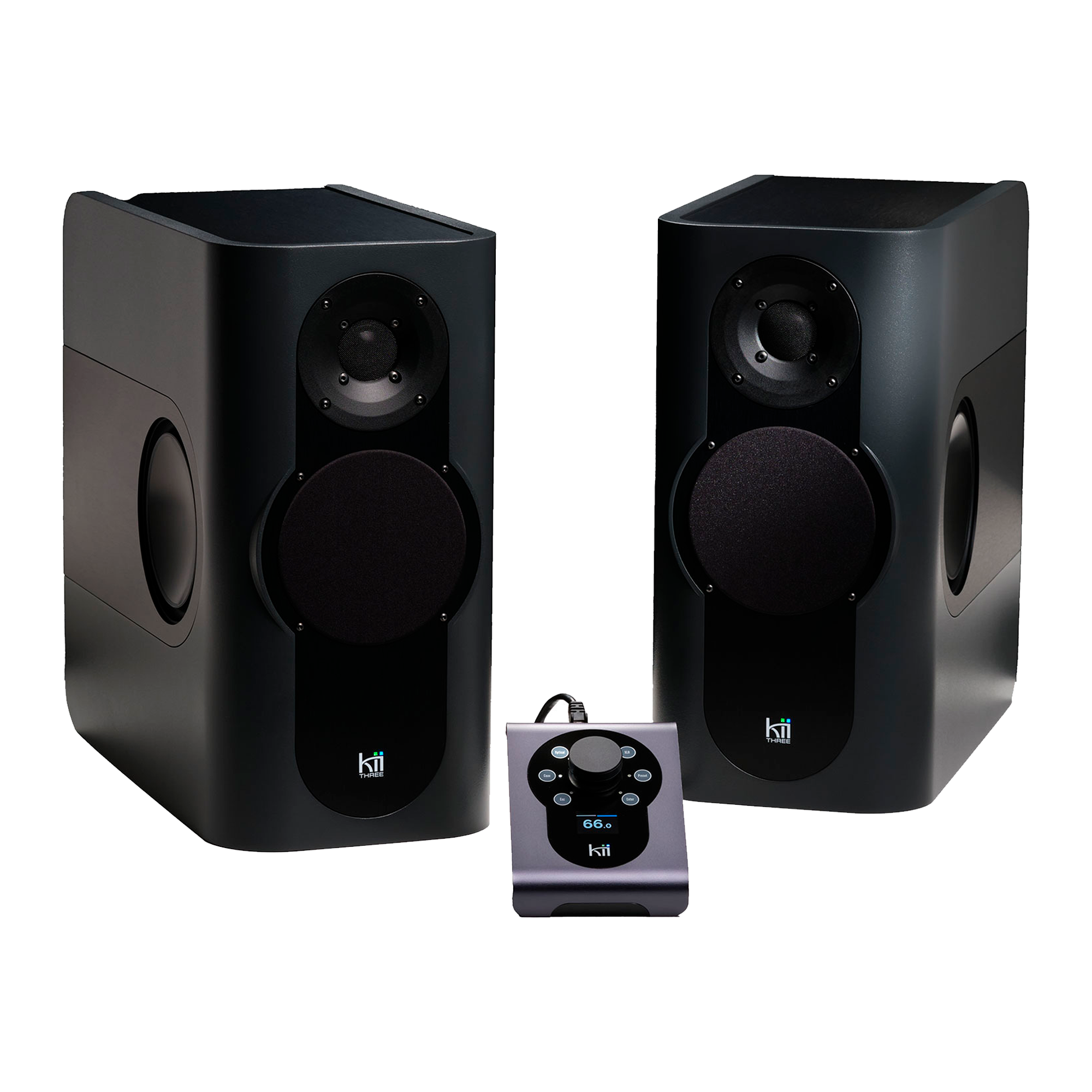 Kii THREE System controlado por DSP - con controlador - Negro