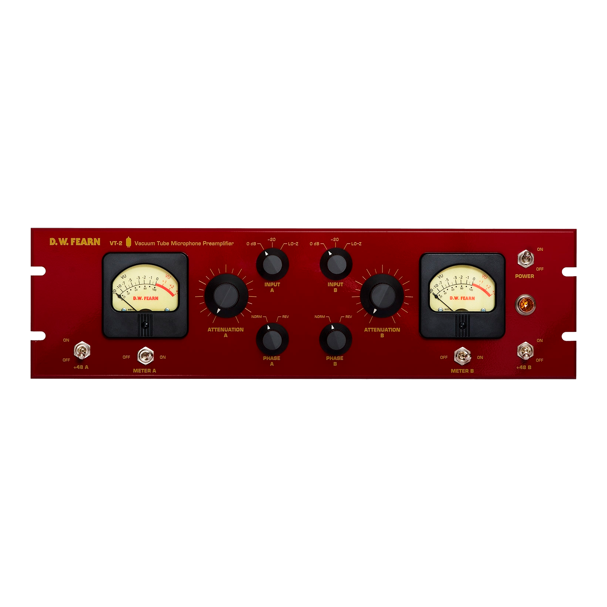 D.W. Fearn VT-2 Dual-Channel Tube Microphone Preamp