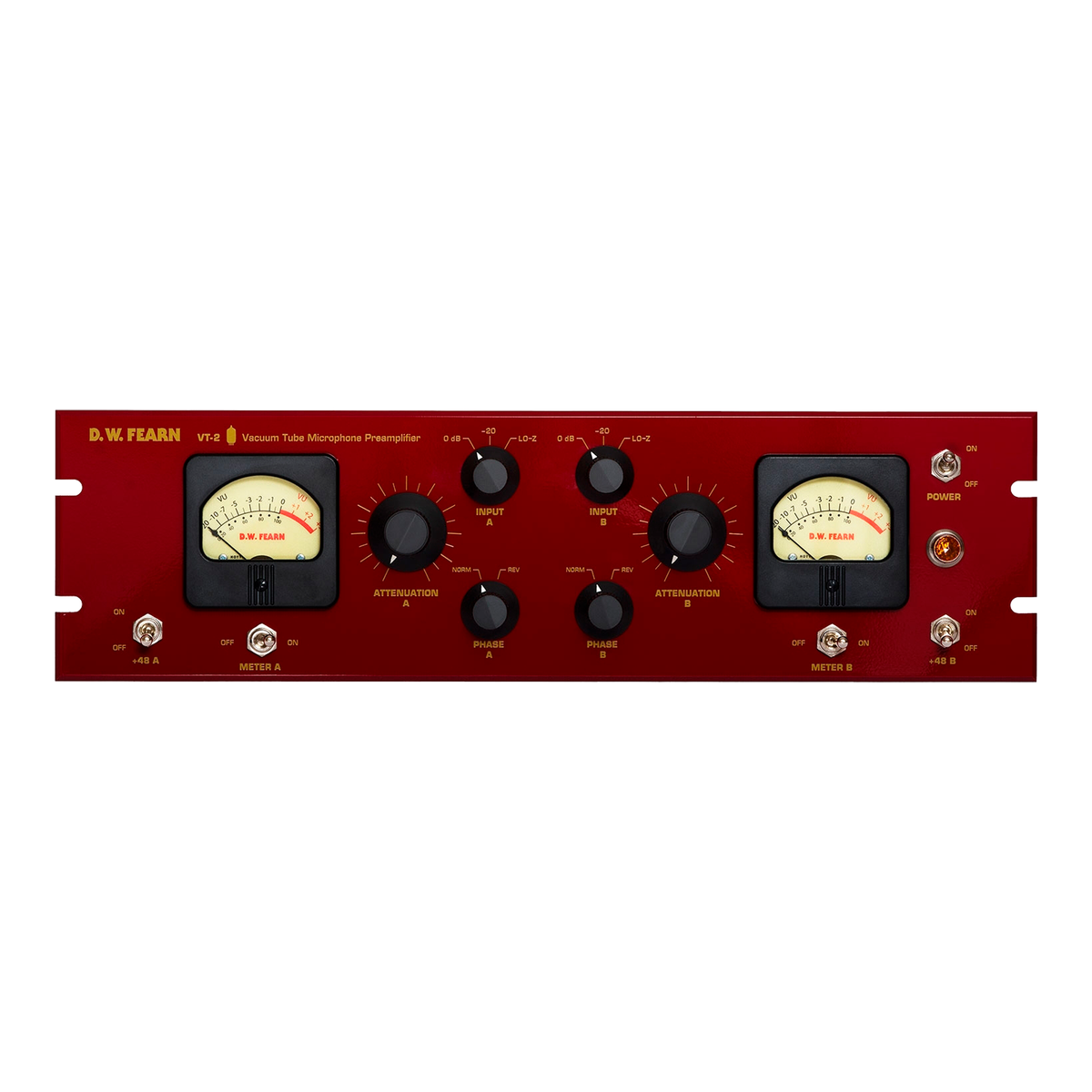 D.W. Fearn VT-2 Dual-Channel Tube Microphone Preamp