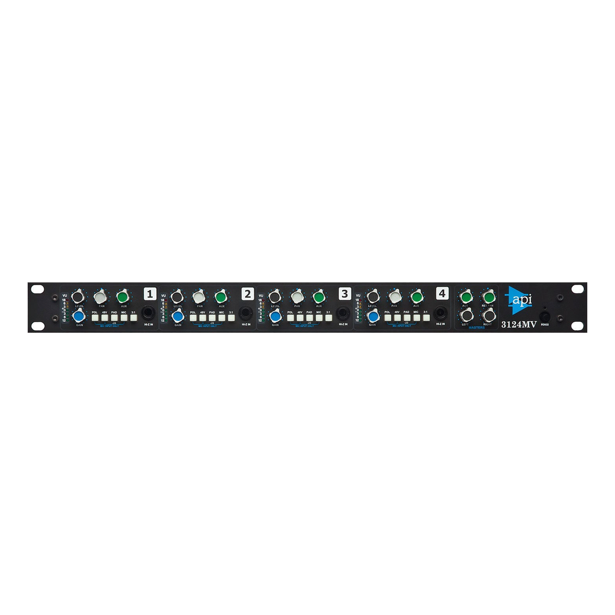 API 3124MV 4-Channel Microphone Preamp