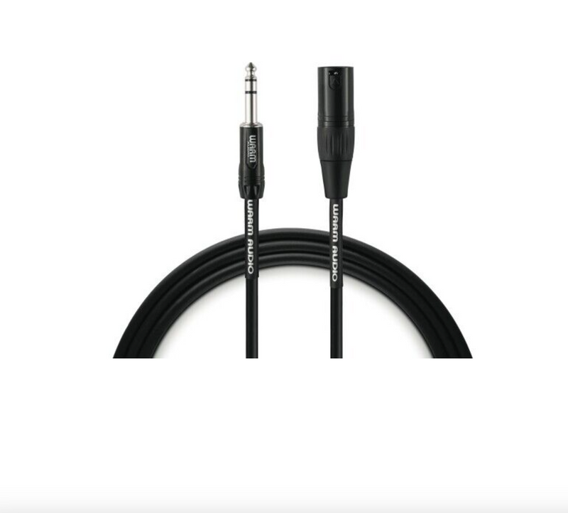 Warm Audio Pro XLR Macho TRS Cable