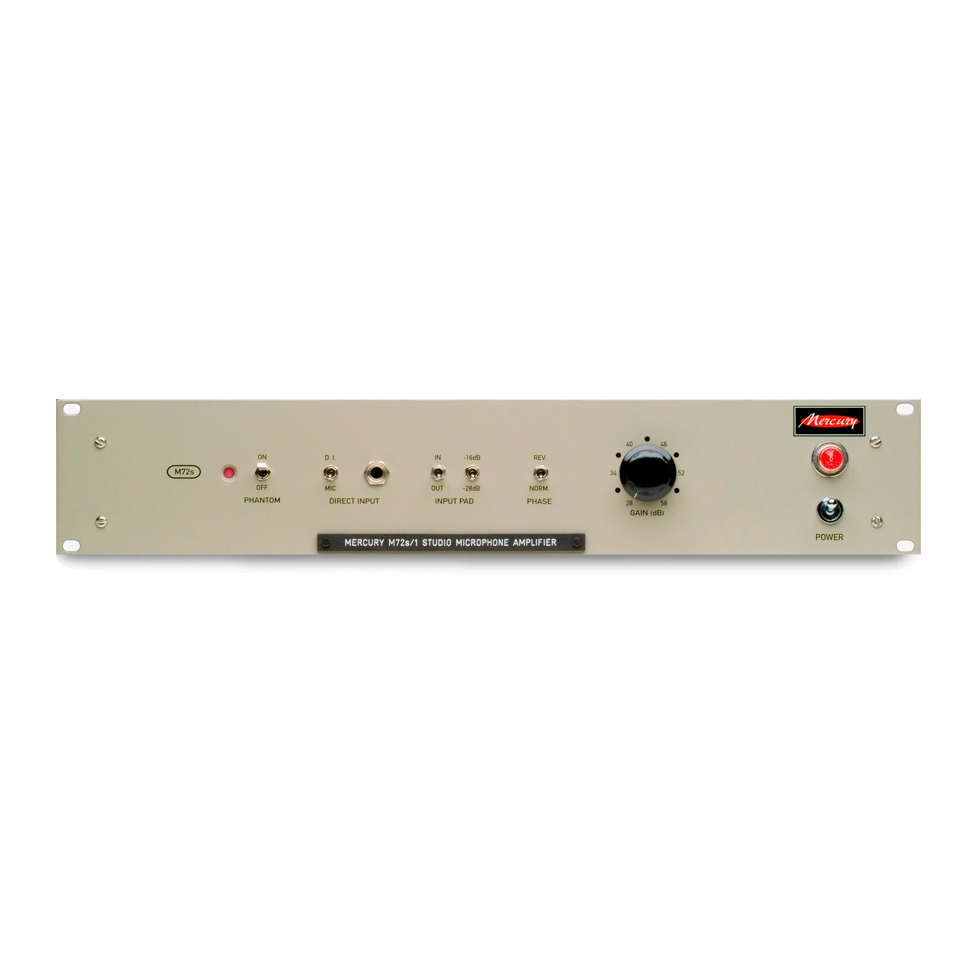 Mercury M72s/1 Mono Tube Microphone Preamp