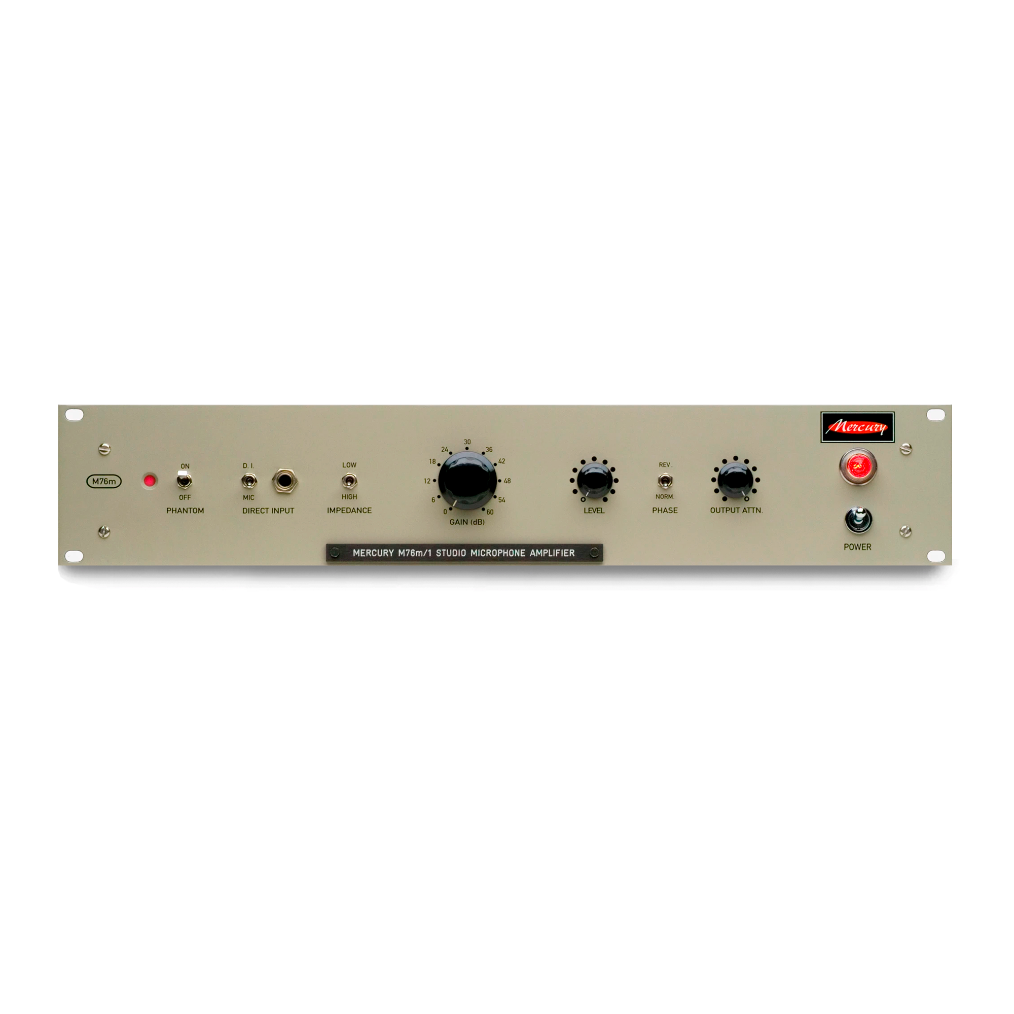 Mercury M76m/1 Mono Tube Microphone Preamp