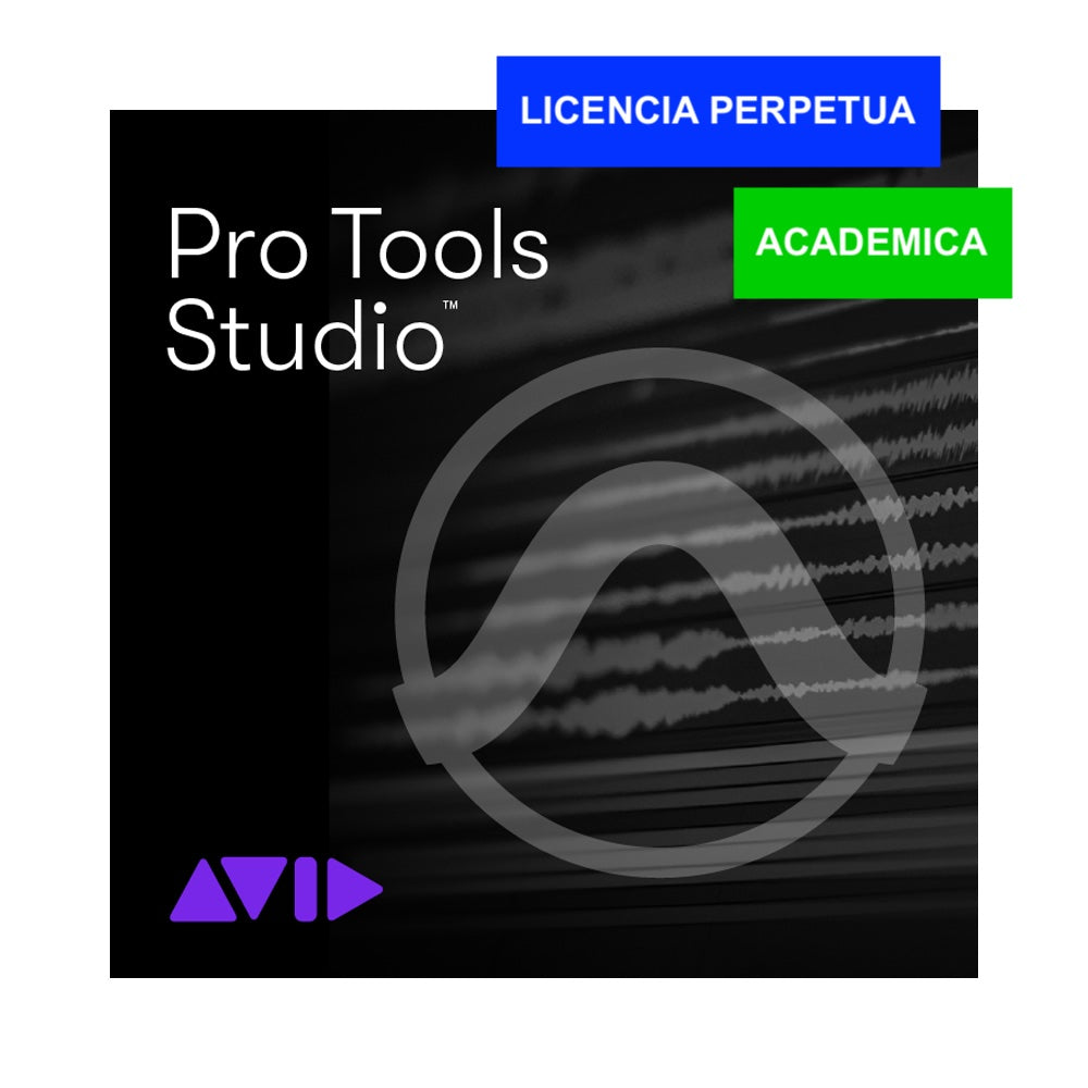 Avid Pro Tools Studio | Licencia Perpetua Académica