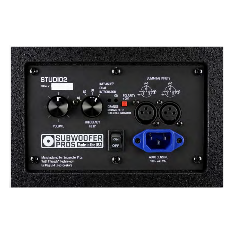 Subwoofer Pros Studio Sub2-10C