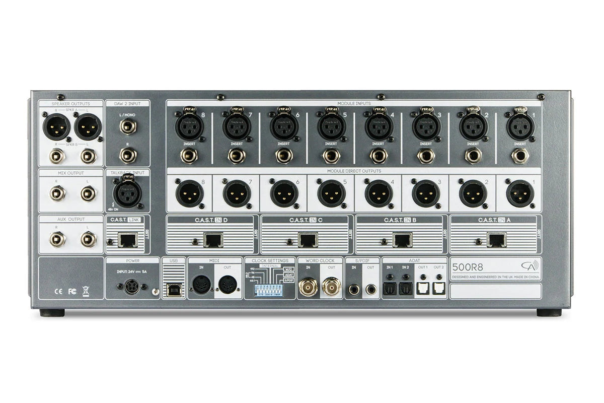 Cranborne Audio 500R8 USB Audio Interface 8-slot 500 Series Chassis
