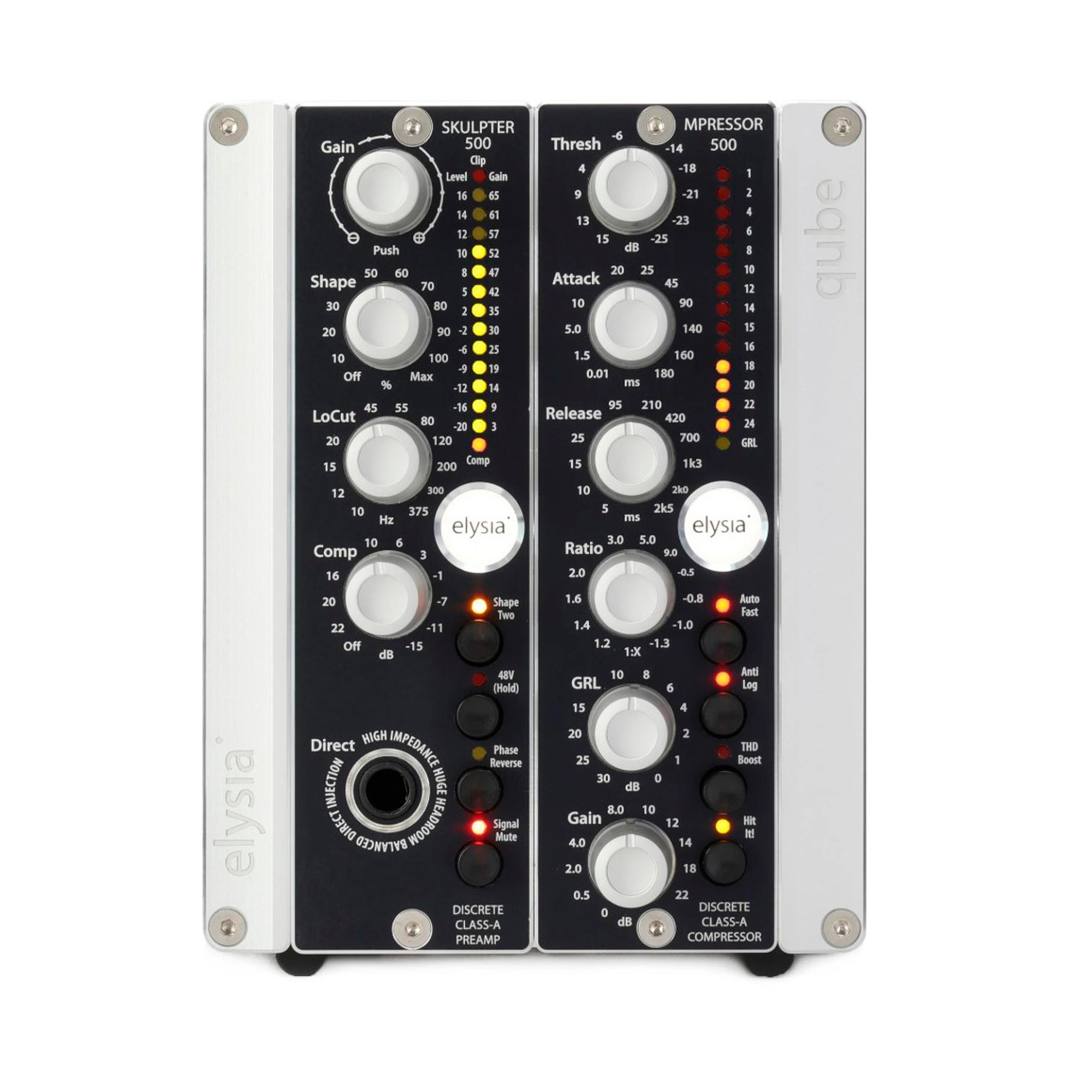 Elysia skulpter mpressor qube Series Microphone Preamp and Compressor