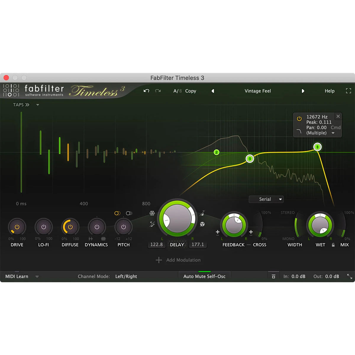 FabFilter Timeless 3 Delay Plug-in