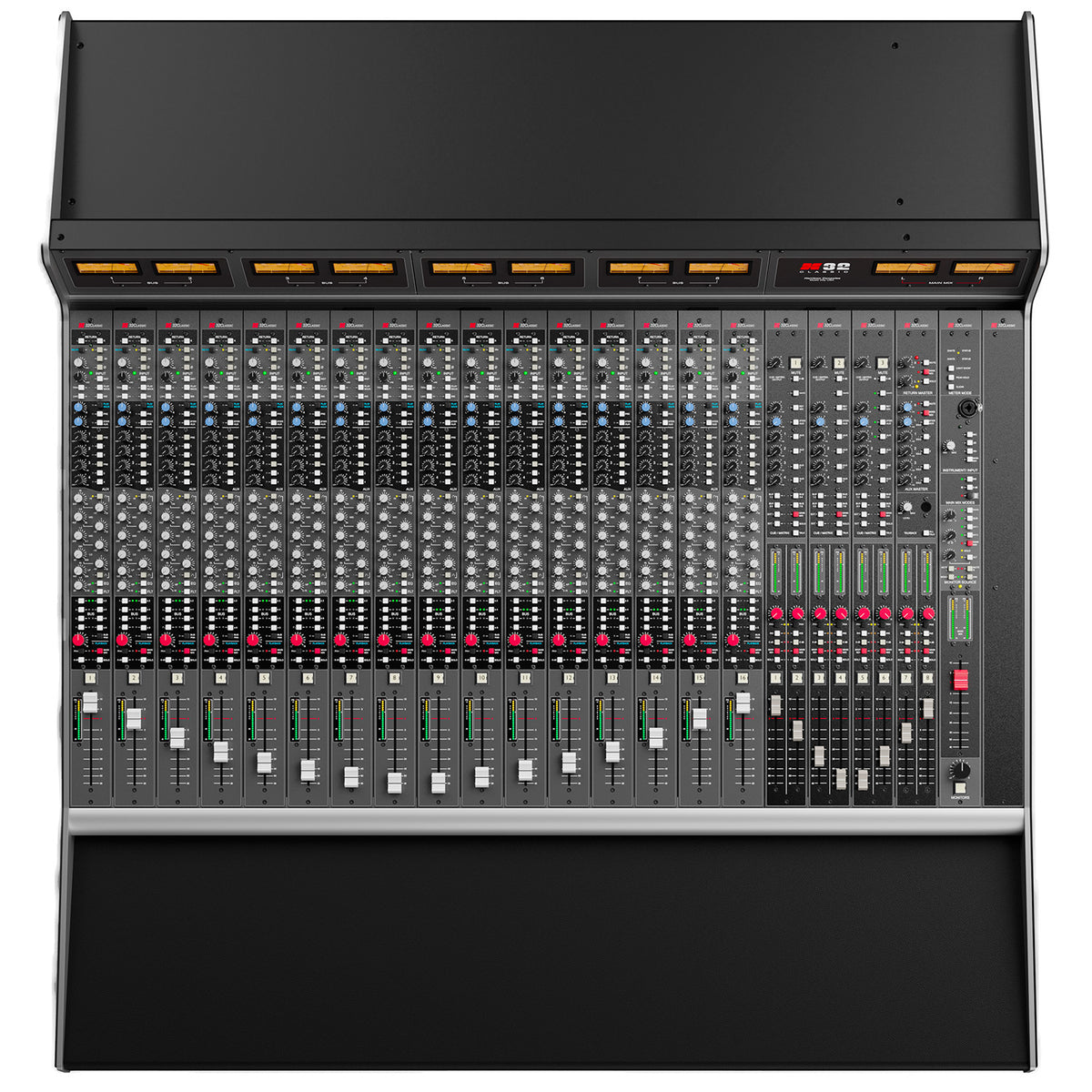 Harrison Audio 32Classic de 16 canales con interfaz Dante 32x32