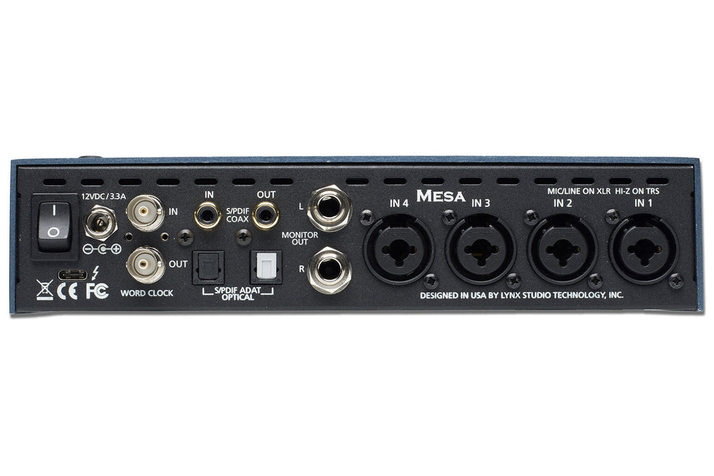 Lynx Studio Technology Mesa Desktop Thunderbolt 3 Audio Interface