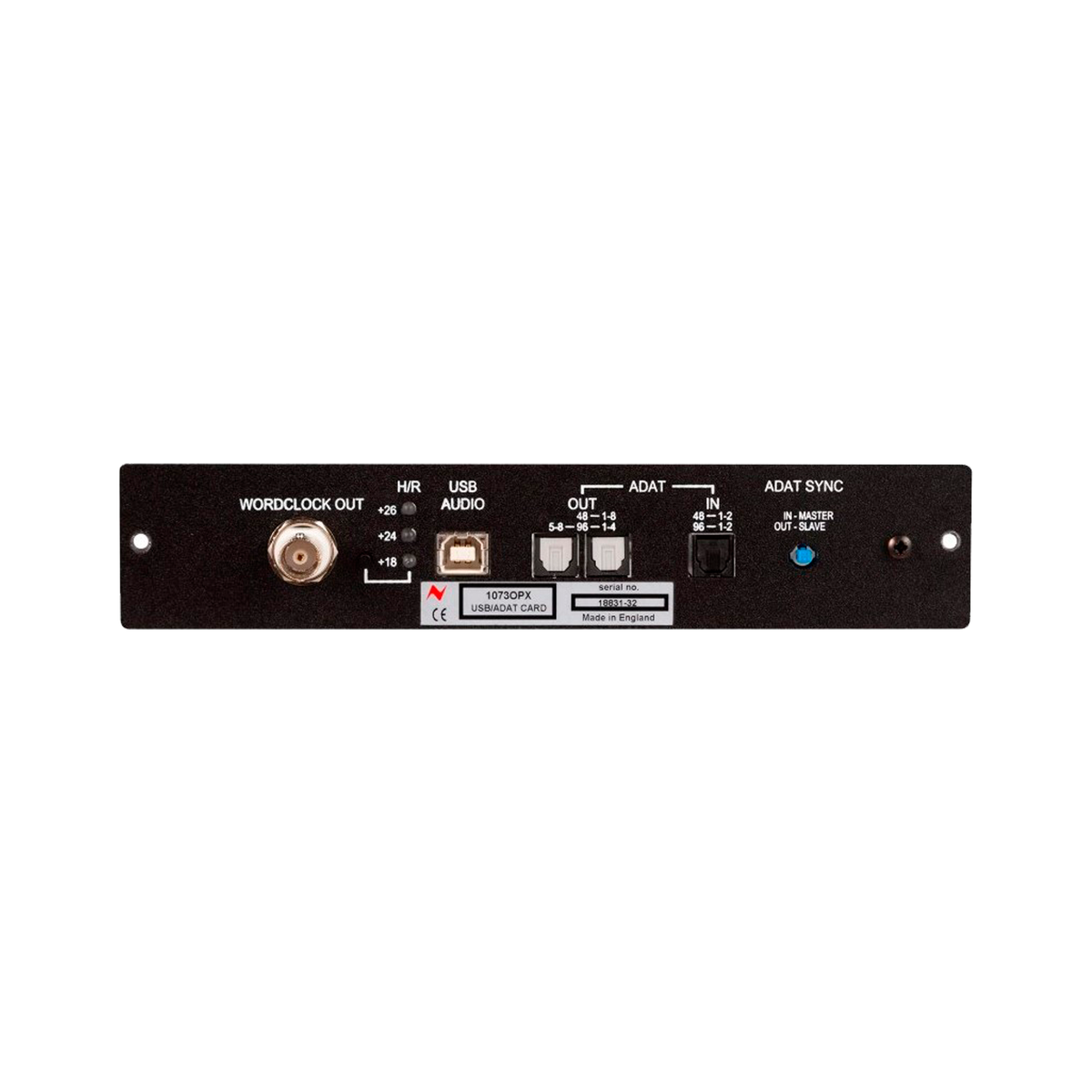 Neve 1073OPX USB/ADAT Digital Option Card
