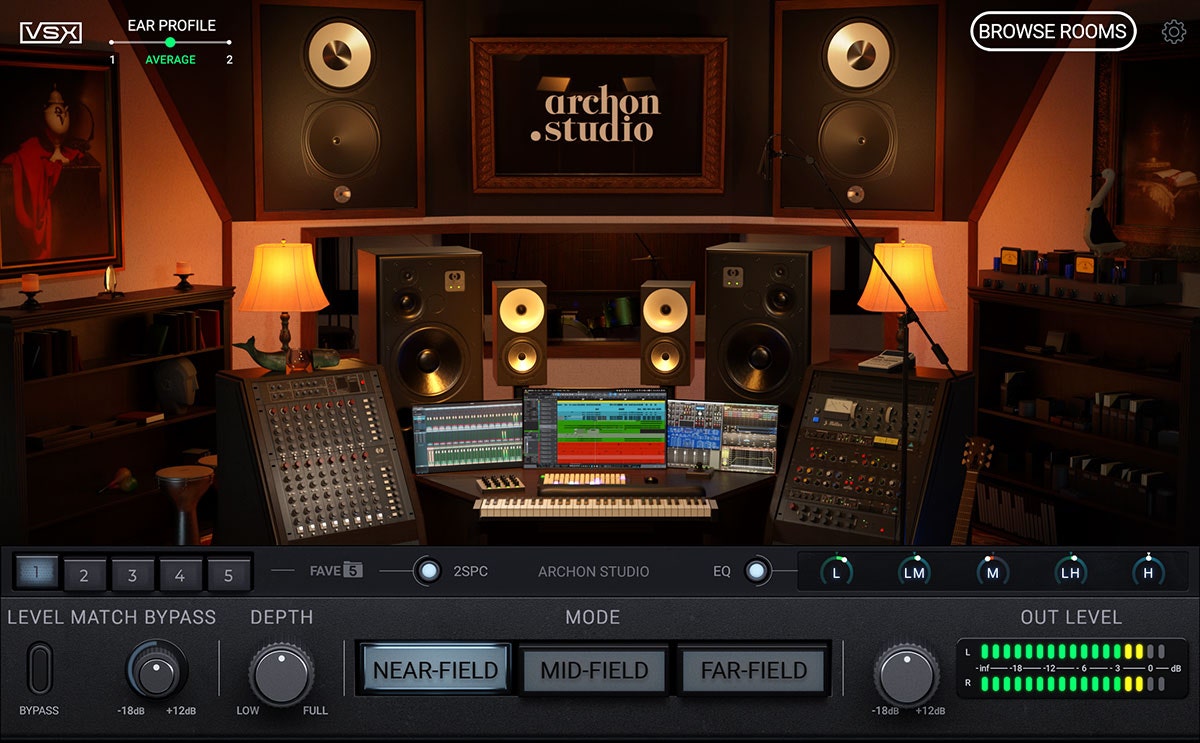 Steven Slate Audio VSX Immersion One Planar Magnetic Open-back Headphones - VSX Platinum Software