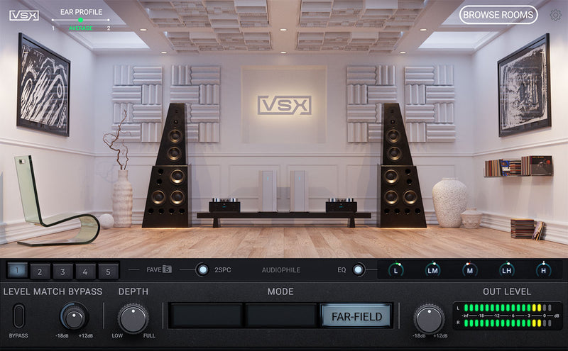 Steven Slate Audio VSX Immersion One Planar Magnetic Open-back Headphones - VSX Platinum Software