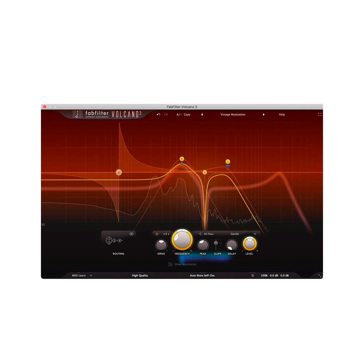 FabFilter Volcano 3 Filter Effect Plug-in