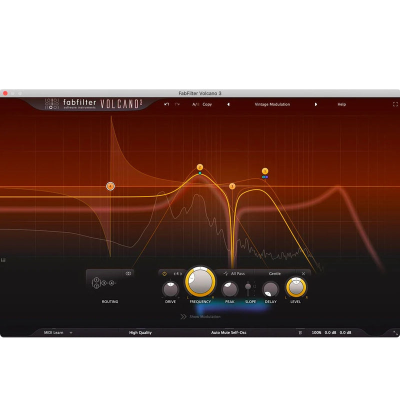 FabFilter Volcano 3 Filter Effect Plug-in