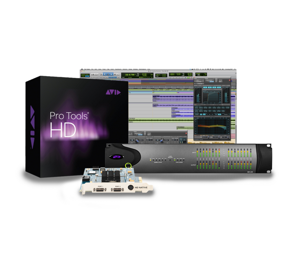 Paquete Avid HD Native Core PCIe + Pro Tools HD + I/O