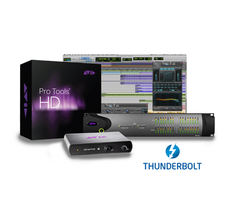 Paquete Avid HD Native Thunderbolt Pro Tools HD I O Audio