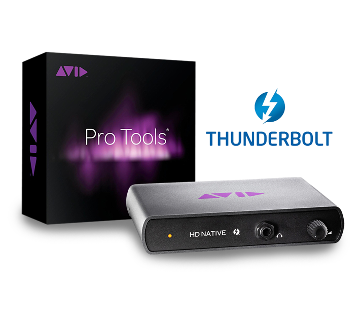 Paquete Avid HD Native Thunderbolt + Pro Tools HD + I/O