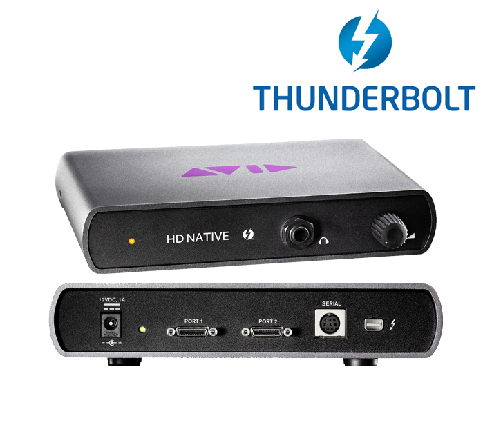Paquete Avid HD Native Thunderbolt + Pro Tools HD + I/O
